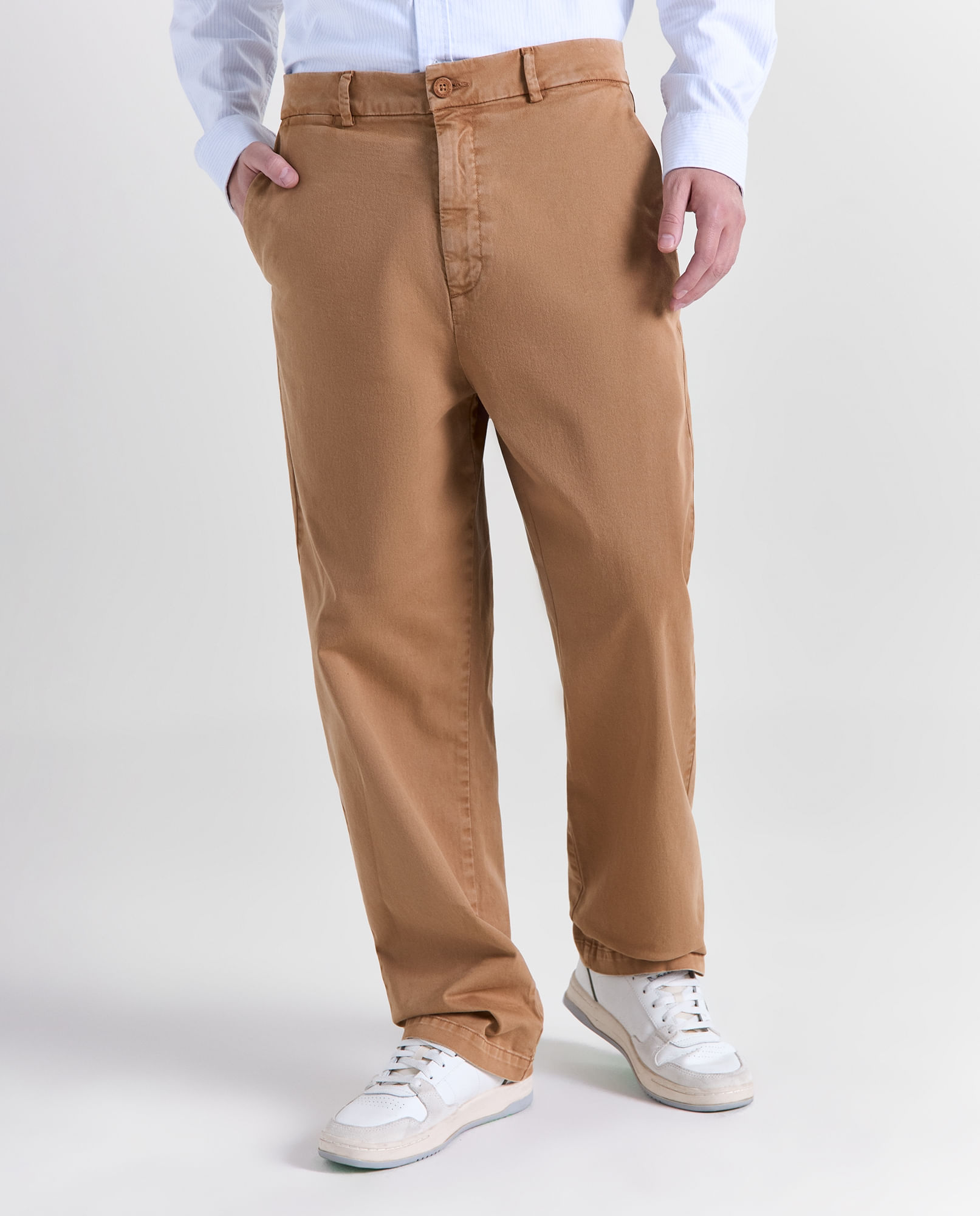 Pantalón Straight tiro medio para hombre