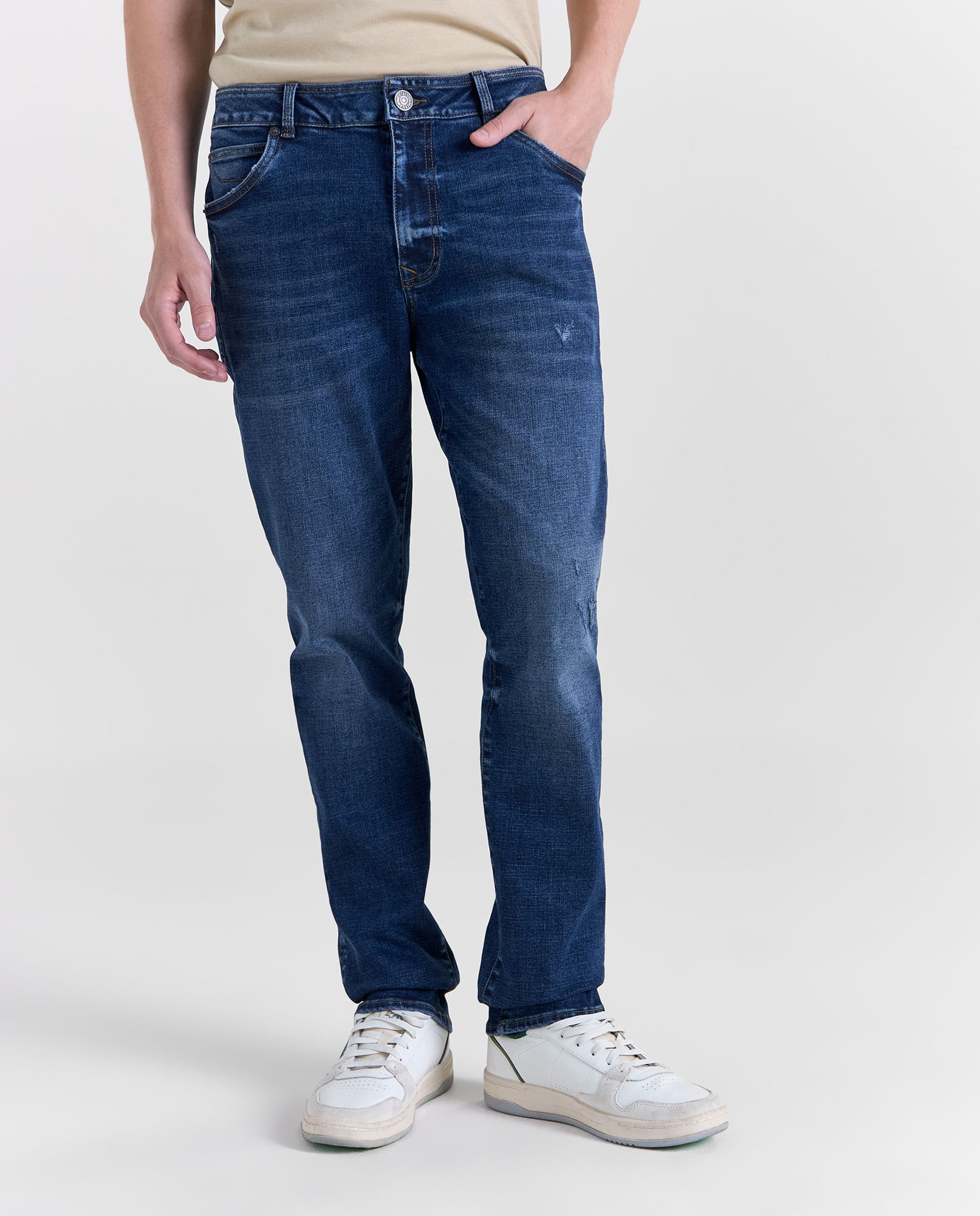 Jean Slim Bajo para hombre