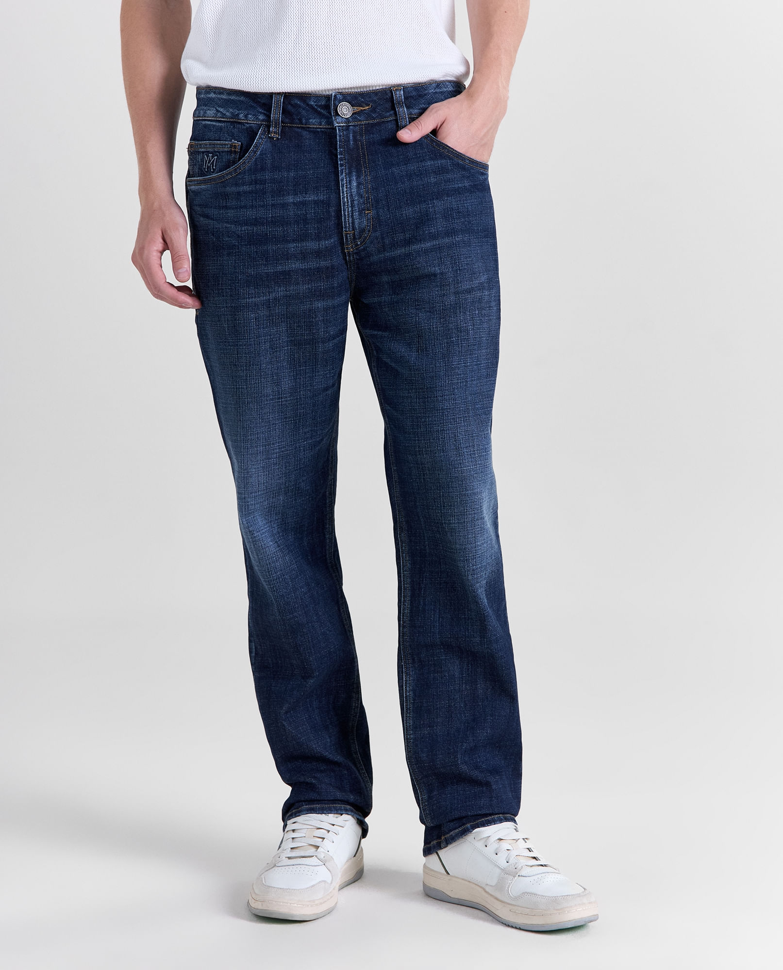 Jean Slim Medio para hombre