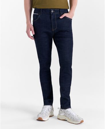 Jean Skinny elástico tiro estándar para hombre