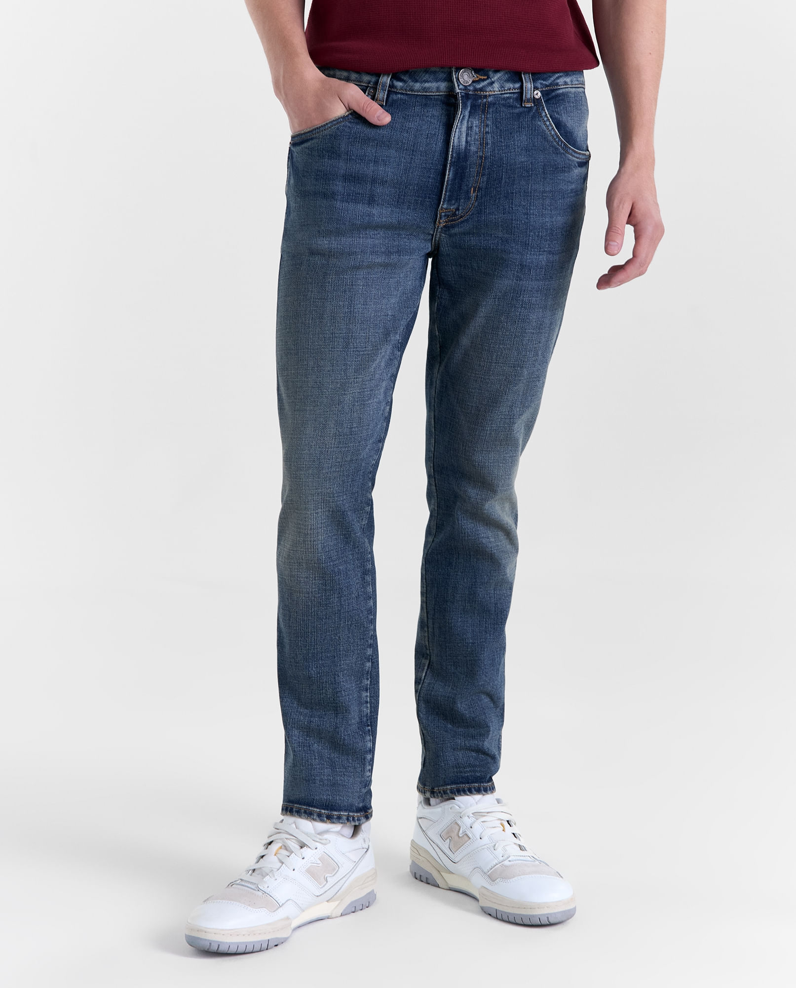 Jean Slim Bajo para hombre