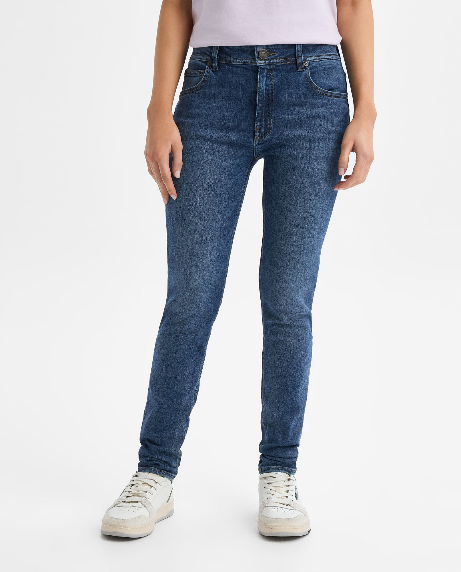 Jean Jegging tono medio para mujer