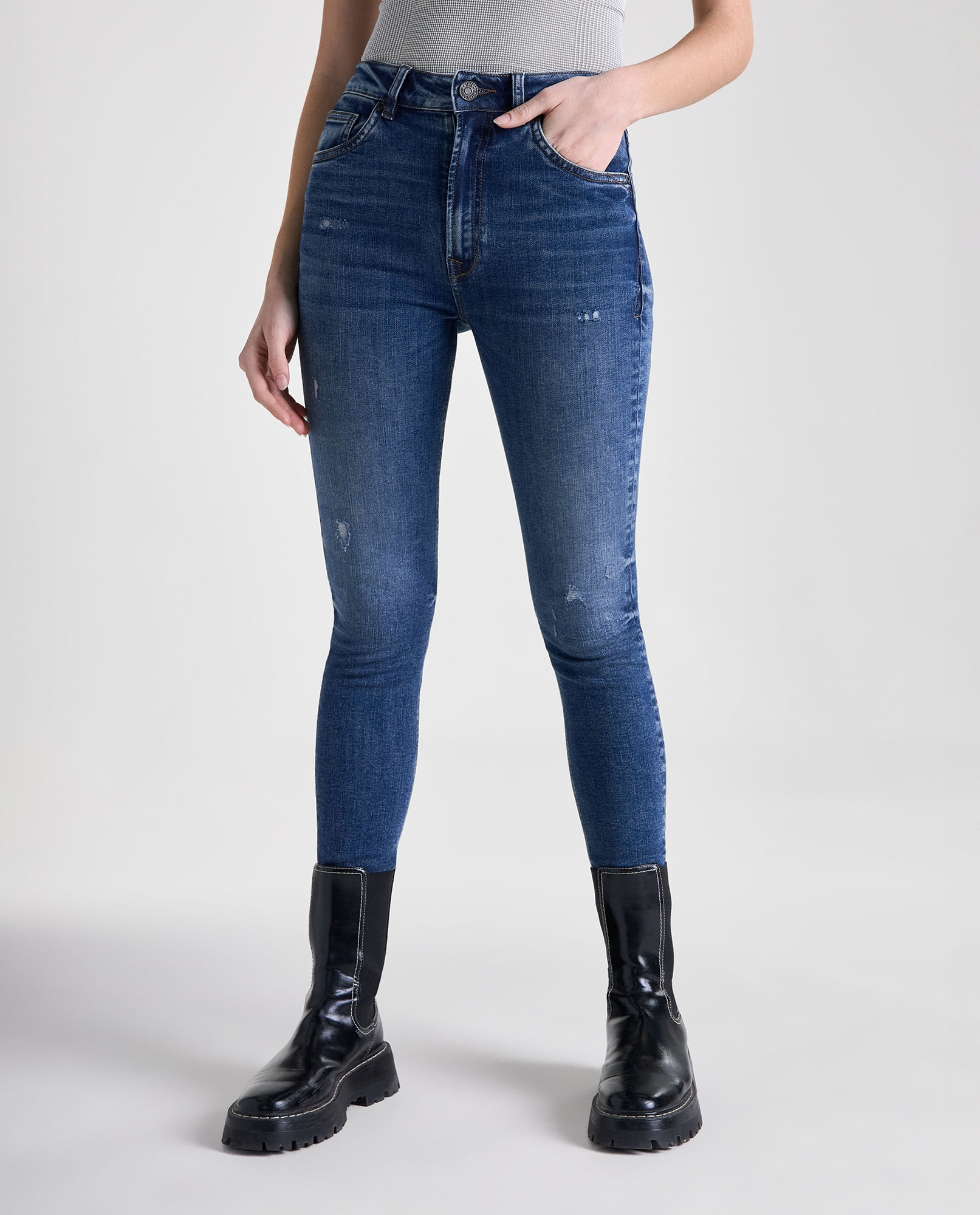 Jean Jegging Super Alto para mujer