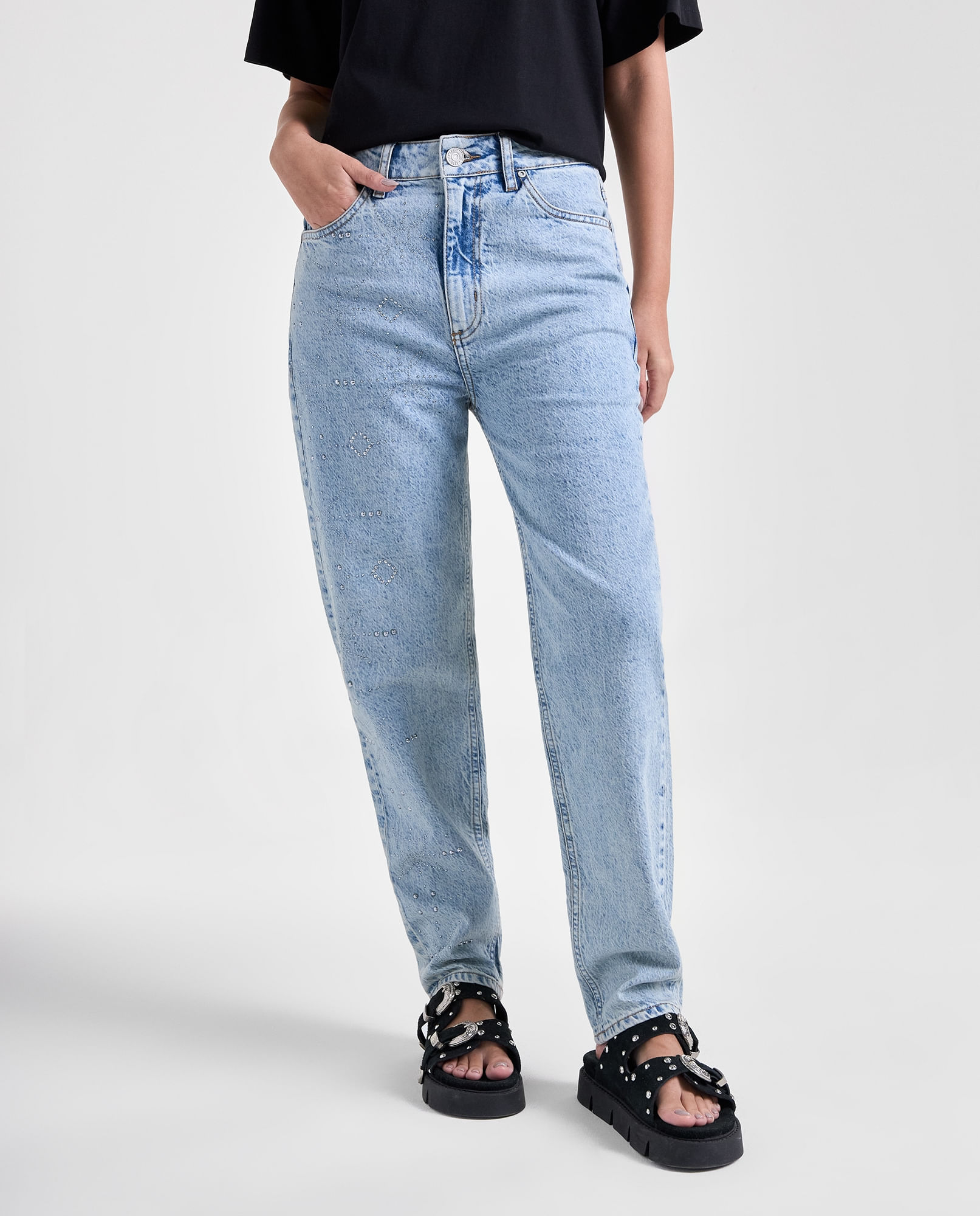 Jean Mom Alto para mujer