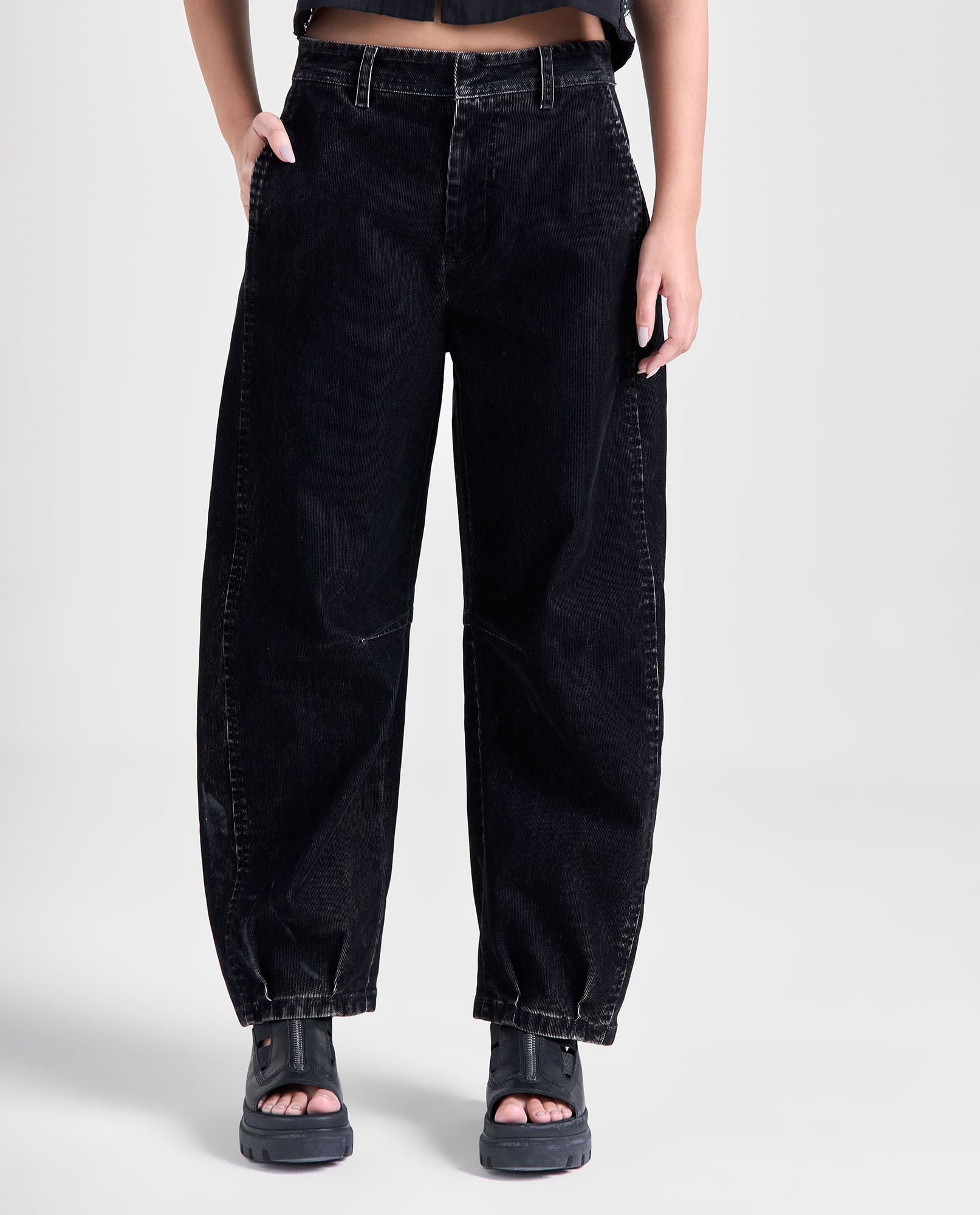 Jean Slouchy Medio para mujer