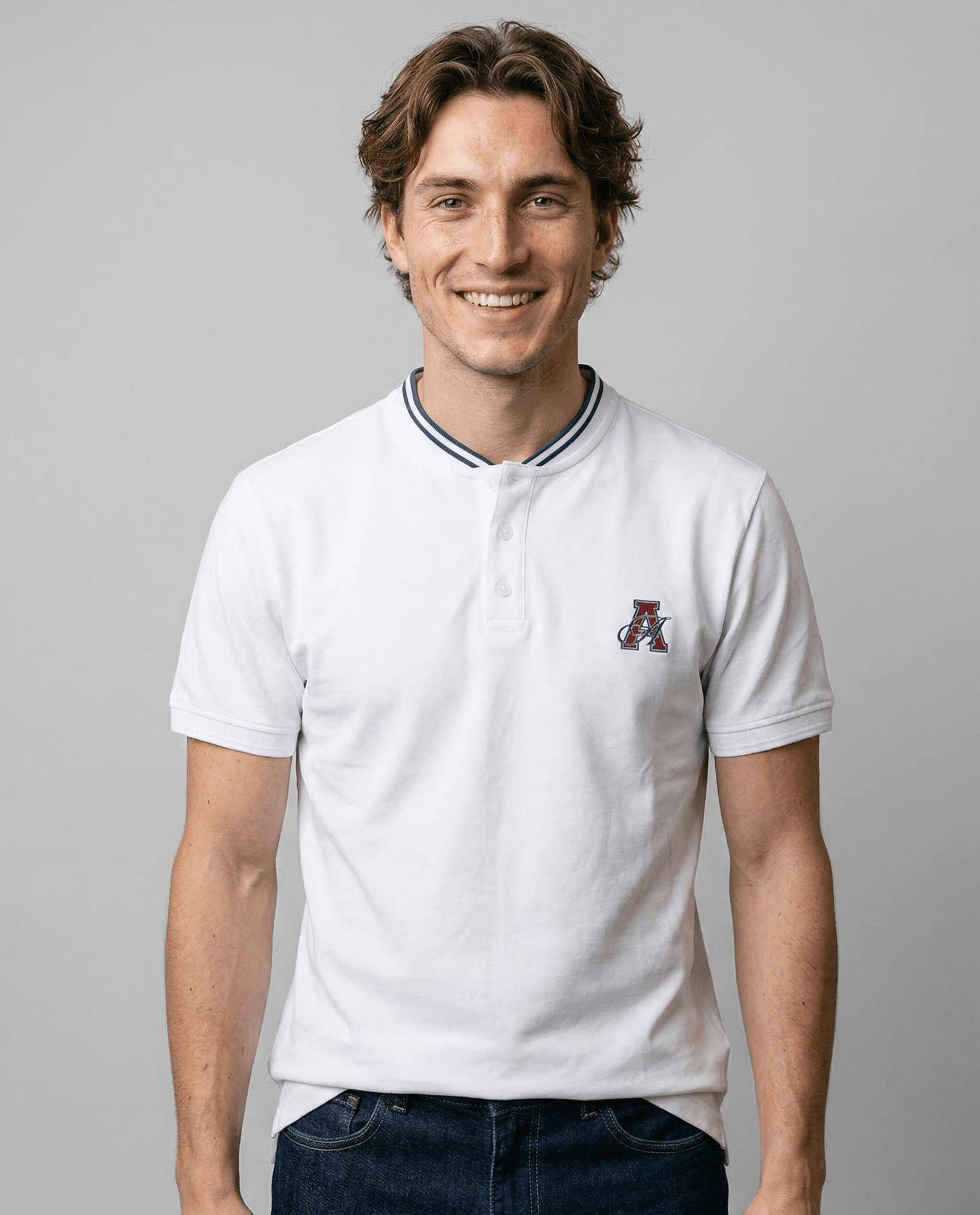 Camisa Slim cuello Neru hombre