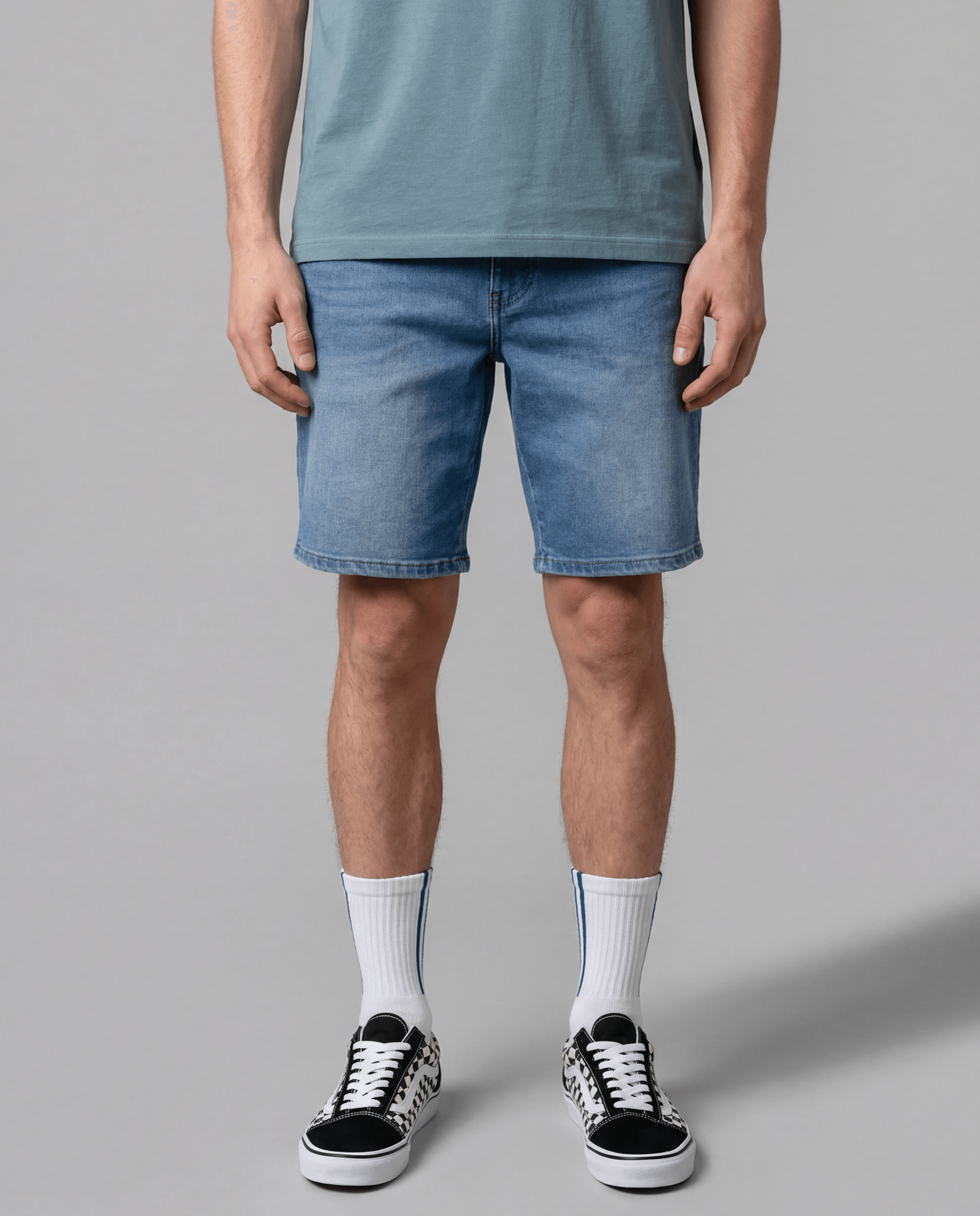 Bermuda Regular Denim medio