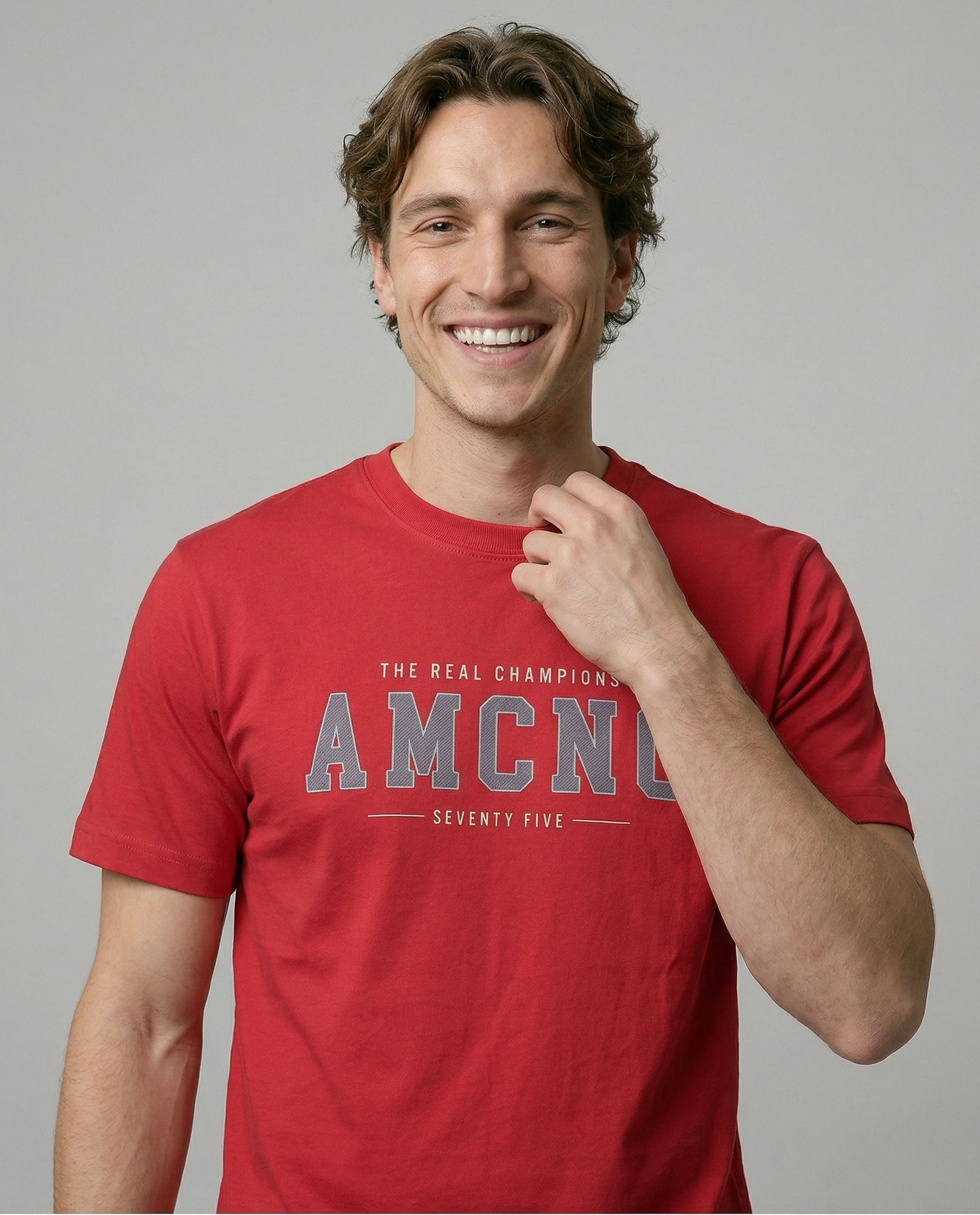 Camiseta estampada regular fit  para hombre