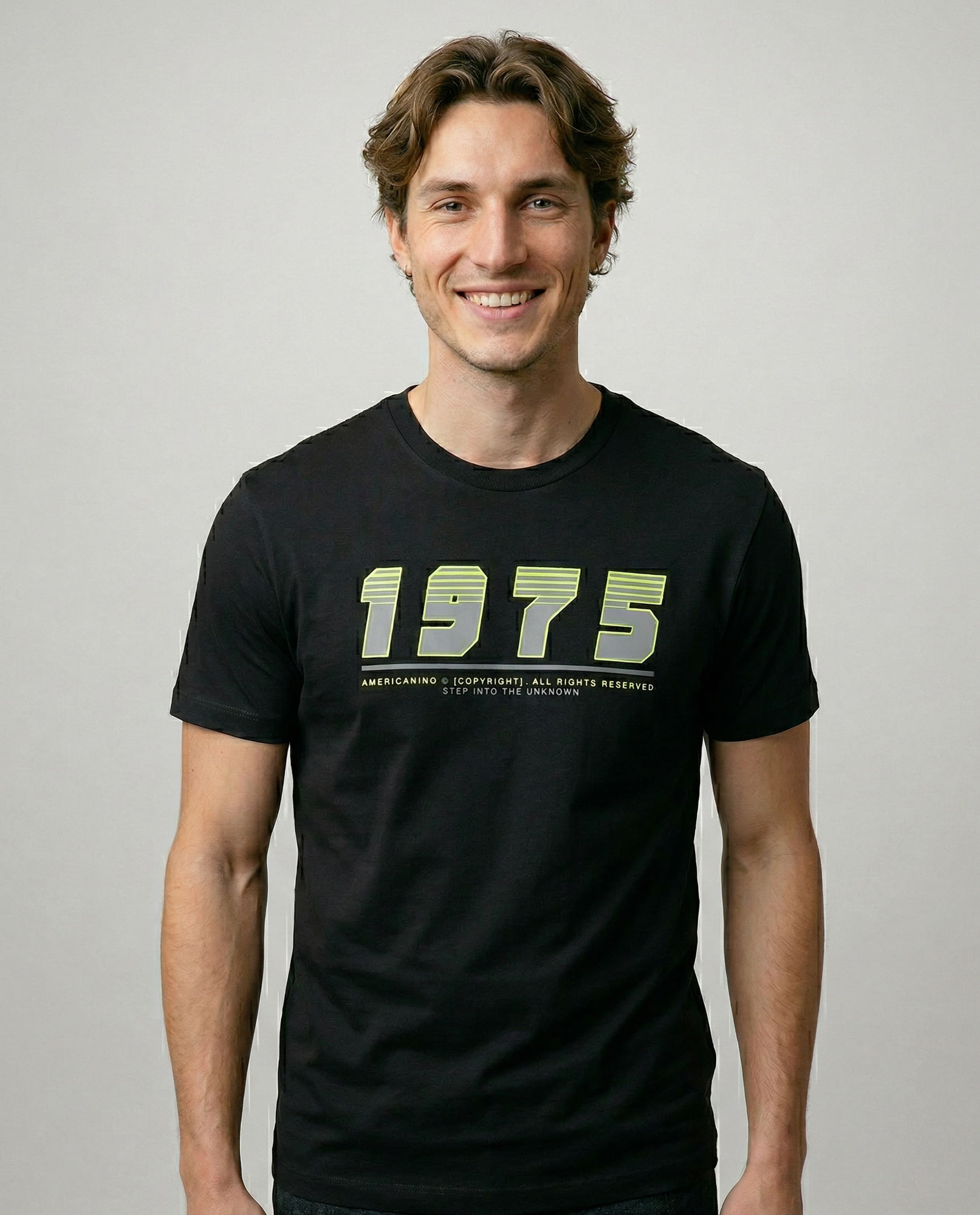 Camiseta estampada regular fit  para hombre