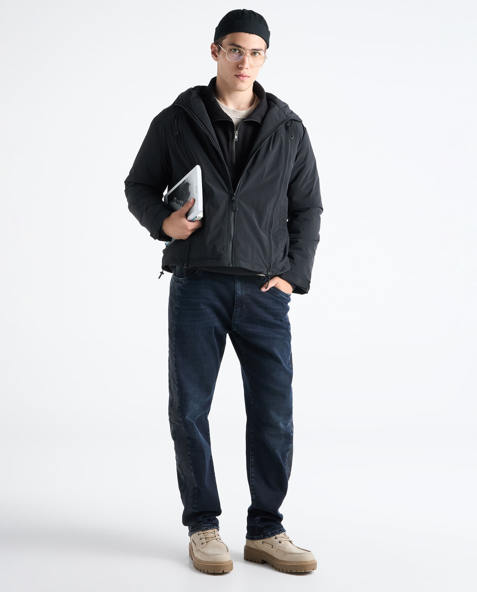 Jean Slim Fit tiro medio para hombre
