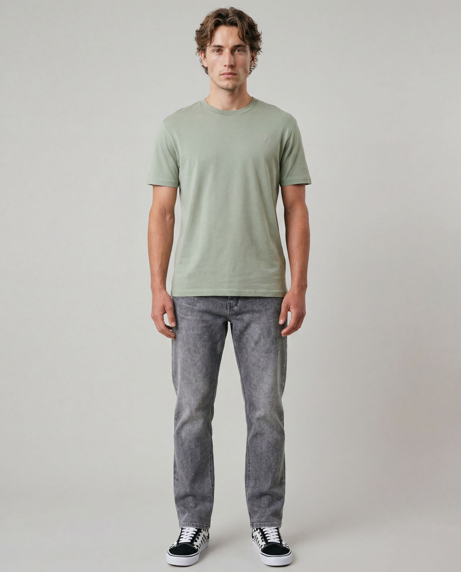 Jean Slim Medio para hombre