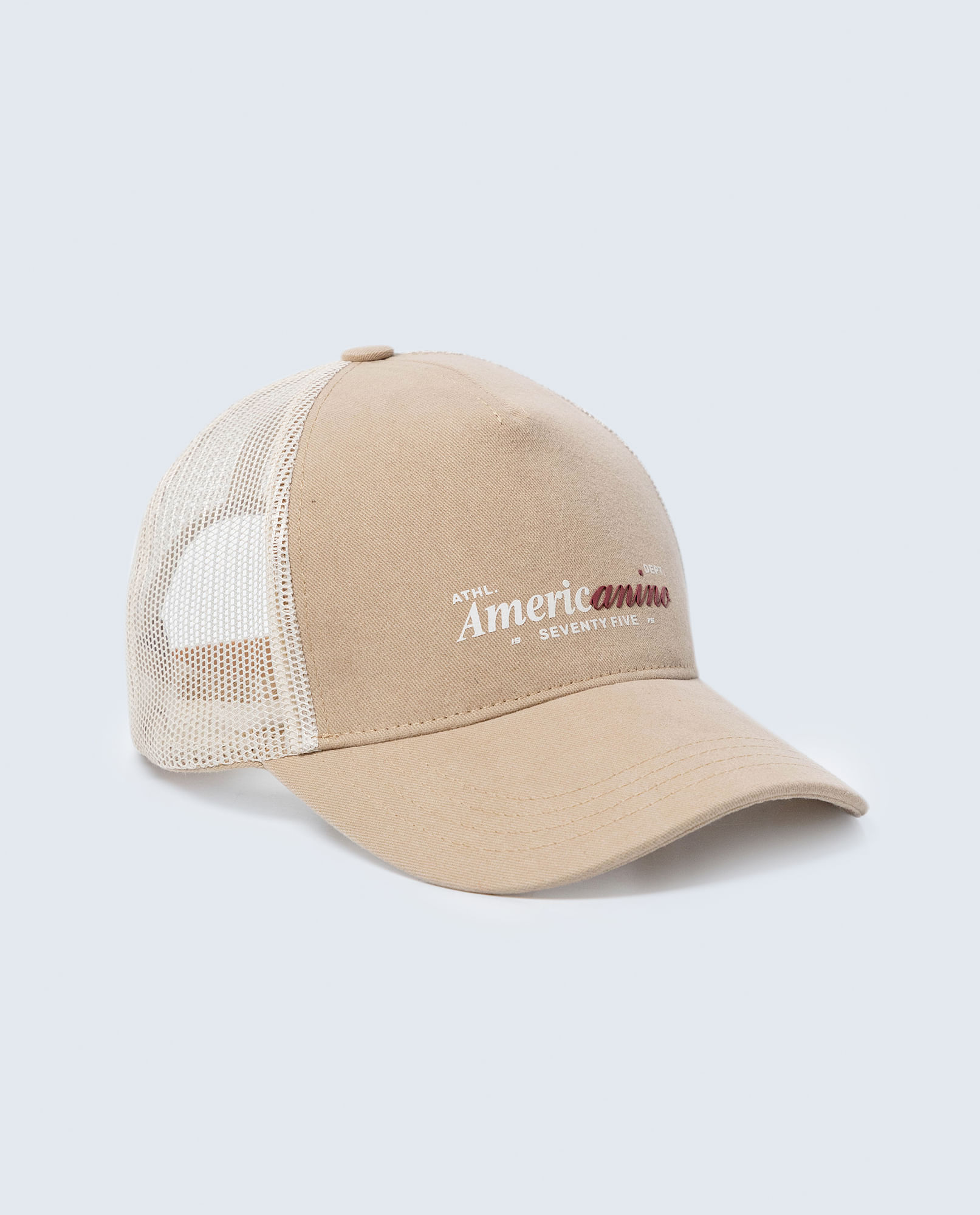 Gorra trucker algodón logo estampado
