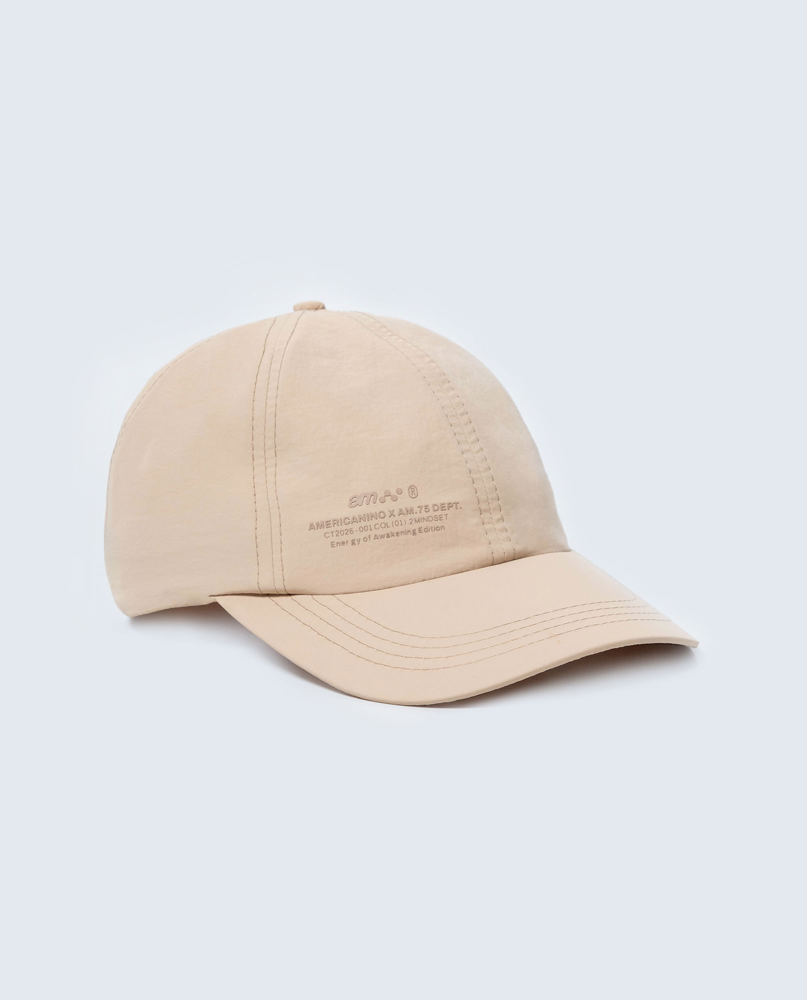 Gorra de seis paneles nylon para hombre